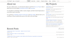 Desktop Screenshot of michaeljaylissner.com