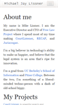 Mobile Screenshot of michaeljaylissner.com