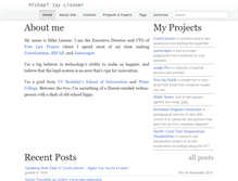 Tablet Screenshot of michaeljaylissner.com